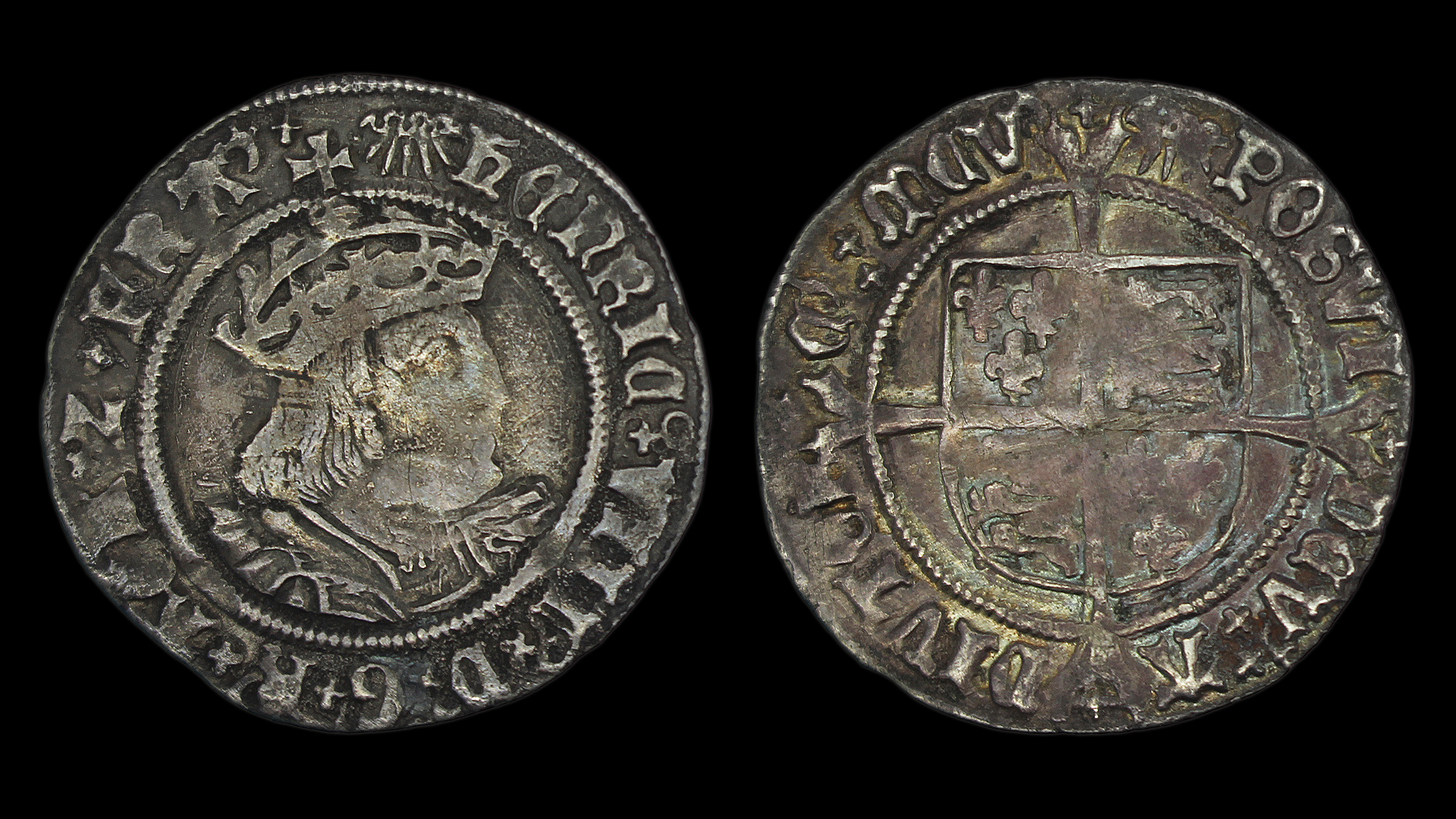 Henry VIII Groat Rare Mint Mark GM Coins Premier UK Coin Dealers