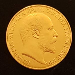 Edward VII 1902 Matt Proof £5